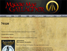 Tablet Screenshot of maggiemaegallagher.com